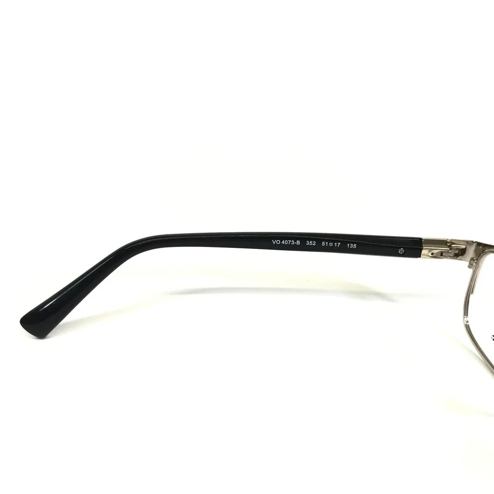 Vogue Eyeglasses Frames VO4073-B 352 Black Gold Rectangular Full Rim 51-17-135